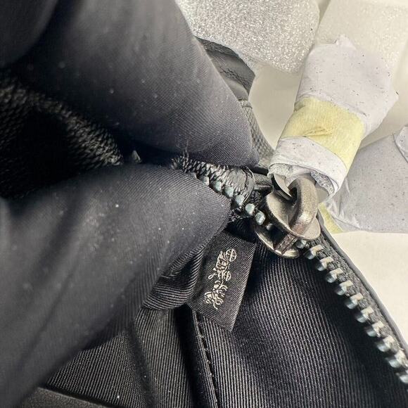 Coach CJ707 Warren Mini Belt Bag In Signature Canvas IN Charcoal - Picture 8 of 8